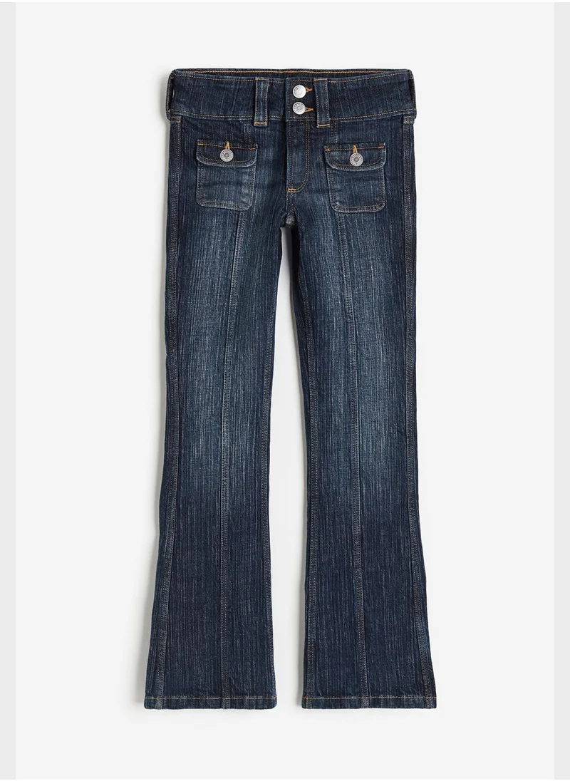 H&M Youth Bootcut Leg Low Jeans