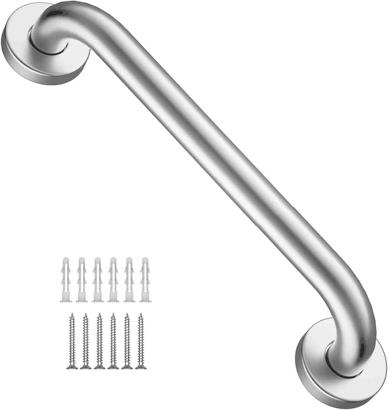 ALTON ALD960, Stainless Steel, 12-INCH Grab Bar for Bathroom handrailing and Safety Handle for Elderly, Matte - Image 1
