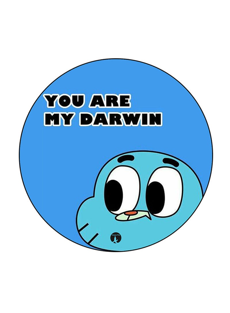 RKN Amazing World Of Gumball Printed Mouse Pad Round  Multicolour