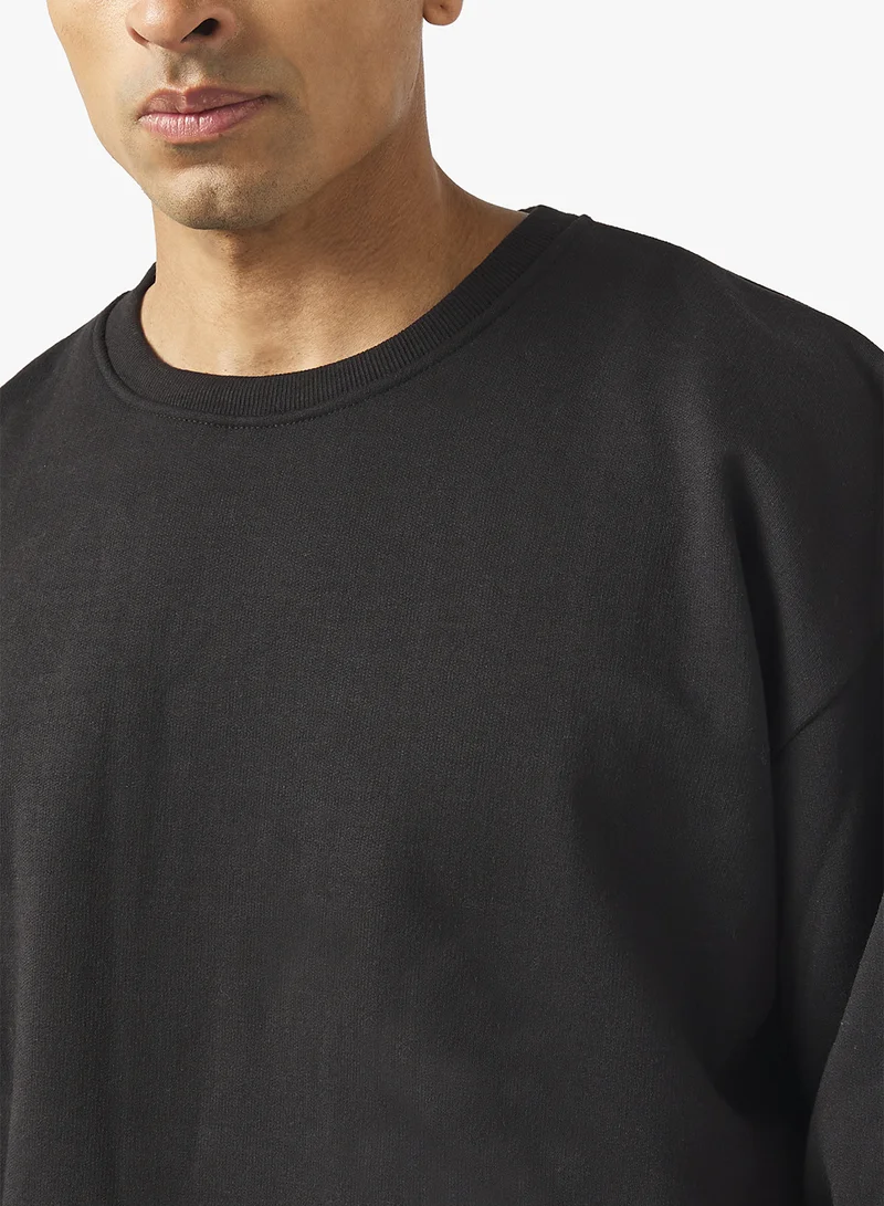 سفنتي فايف Oversized Graphic Sweatshirt