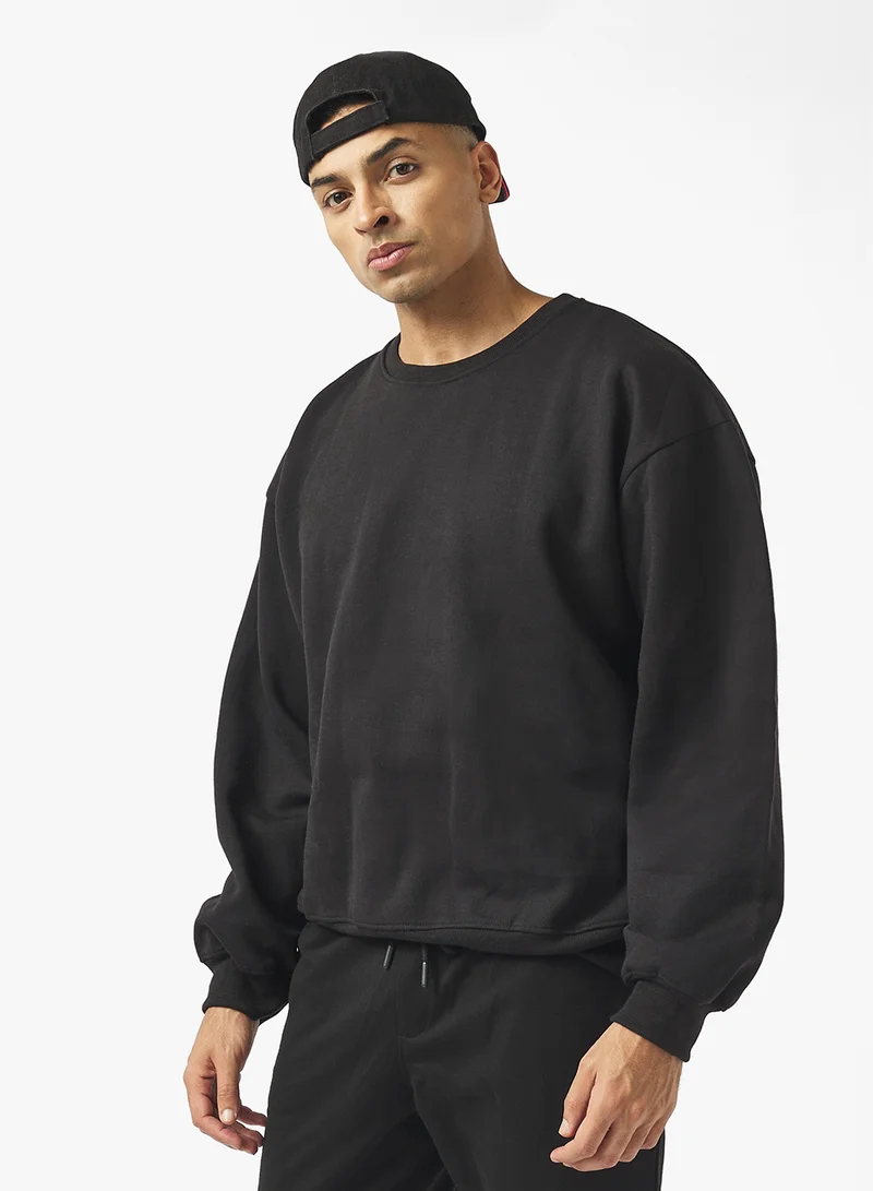 سفنتي فايف Oversized Graphic Sweatshirt