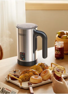 HiBREW HiBREW 4 in 1 Portable Electric 450W Silver Milk Frother Frothing Foamer Fully automatic Milk Warmer Cold/Hot Latte Cappuccino Chocolate Protein powder M3A  - Image 3