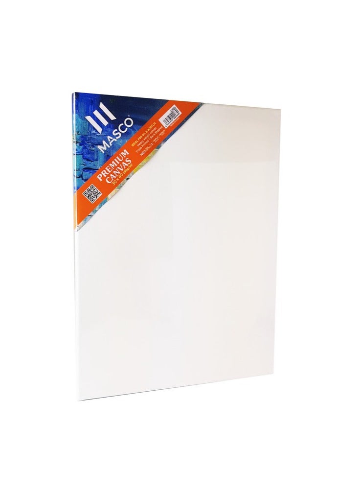 MASCO Premium Canvas Art Board 30x40 Cm, White 