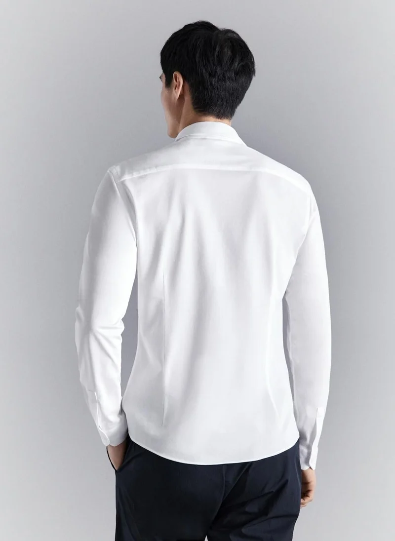 مانجو مان Comfort stretch non-iron shirt