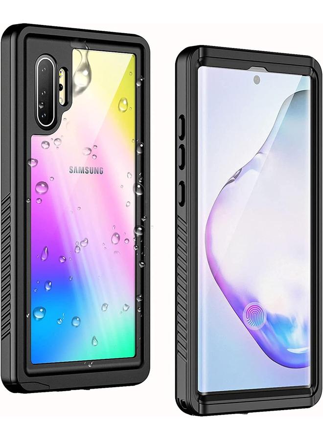 erorex Waterproof Samsung Galaxy Note 10 Plus Case For Redpepper Clear Sound Quality Built In Screen Protector With Fingerprint ID Film Ip68 Waterproof Case For Samsung Note 10 Plus 5G Black - Image 1