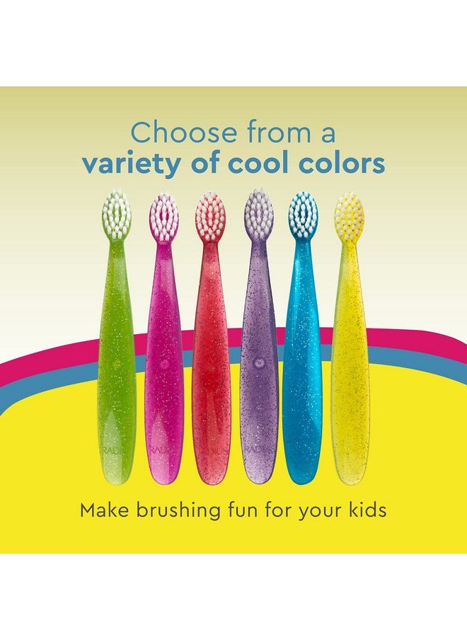 RADIUS Totz Toothbrush Extra Soft Brush BPA Free & ADA Accepted Designed for Delicate Teeth & Gums for Children 18 Months & Up - Pink Sparkle - Pack of 1 - pzsku/ZEB08C05A46717789F147Z/45/_/1737031490/7e575a1e-3f5e-4c6a-bead-2dbec71f814e