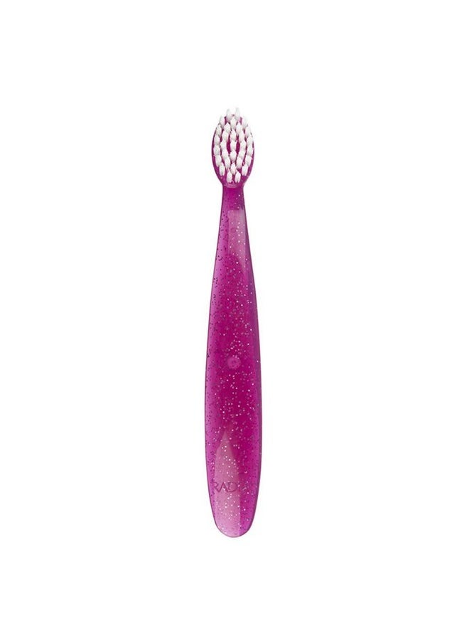 RADIUS Totz Toothbrush Extra Soft Brush BPA Free & ADA Accepted Designed for Delicate Teeth & Gums for Children 18 Months & Up - Pink Sparkle - Pack of 1 - pzsku/ZEB08C05A46717789F147Z/45/_/1737031496/d66f8184-2331-4a21-96ce-276dc7d34df7