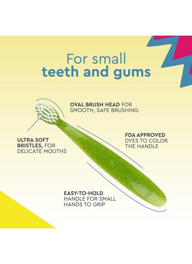 RADIUS Totz Toothbrush Extra Soft Brush BPA Free & ADA Accepted Designed for Delicate Teeth & Gums for Children 18 Months & Up - Pink Sparkle - Pack of 1 - pzsku/ZEB08C05A46717789F147Z/45/_/1737031509/15c6ee72-fe49-49bf-a0ef-8a257f03dbe8