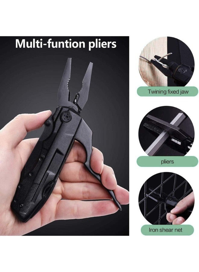 Men's & Women's Stainless Steel Pocket Knife with Pliers/Screwdrivers & Bottle Opener - Image 4