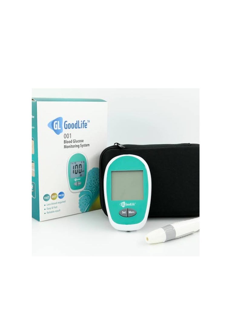 GoodLife BLOOD SUGAR TEST FULL KIT Monitor Kit, 1 Lancing Device,50 Test Strips and 10 Blood Lancets, Portable Blood Sugar Test Kit MADE IN TAIWAN with 100% ACCURACY  - Image 3