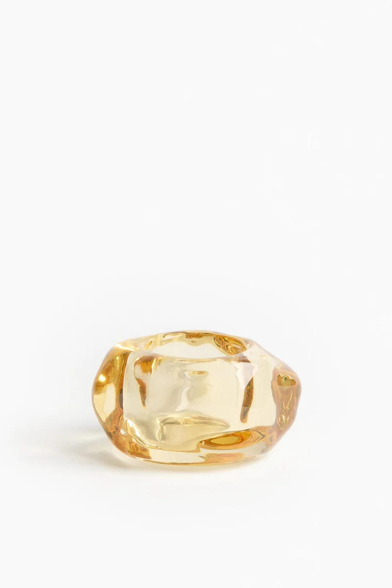 H&M Glass tealight holder