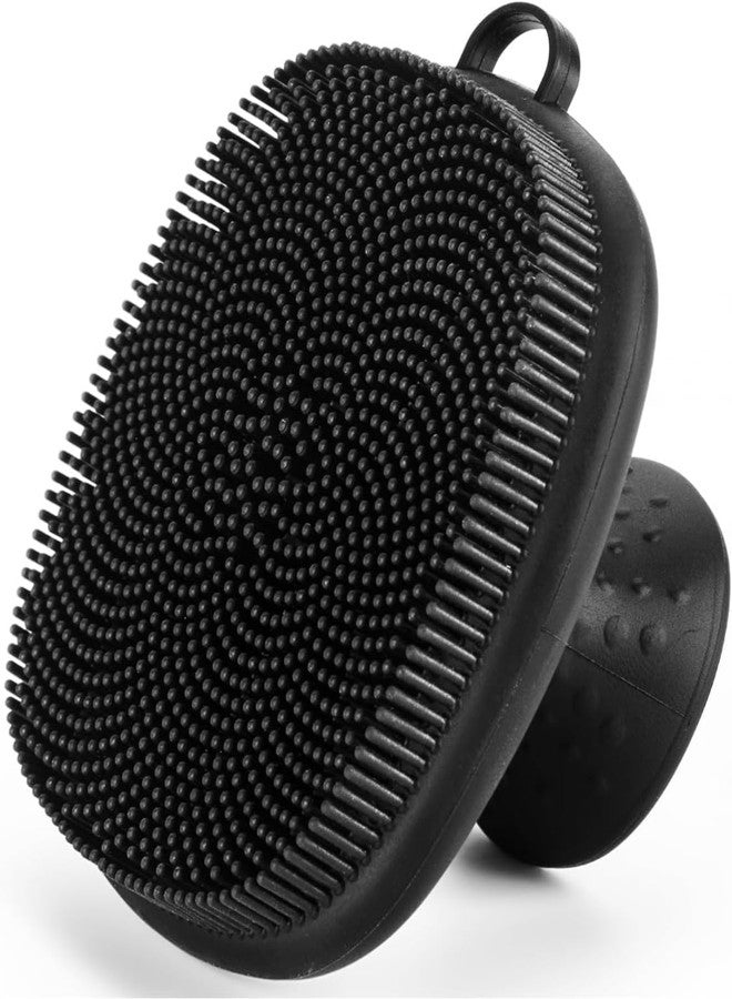 DR.VS Premium Silicone Body Scrubber for Shower - Soft Exfoliating Bath Brush with Hand Grip for Men & Women | Deep Cleansing, Gentle Massage & Quick Dry | Hygienic, Durable & Body Massage Scrubbing Brush(Pack of 3). - Image 4