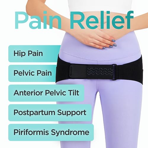 SNPE Enhanced Stability with Dual Support PowerFit Pro SI Joint Belt - Unique Dual-Band Design, Eco-Friendly Material, Reinforced Construction, Secure Buckle, Optimal Support (Medium) - Image 3