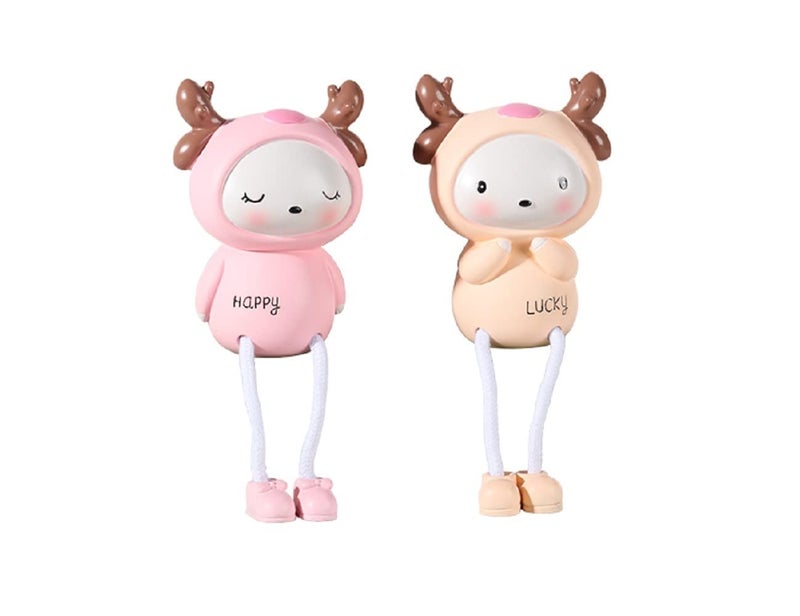 BHOOLU&GOOLU BHOOLUGOOLU Hanging Leg Doll Showpiece Style 2 2 PcsSet - Image 1