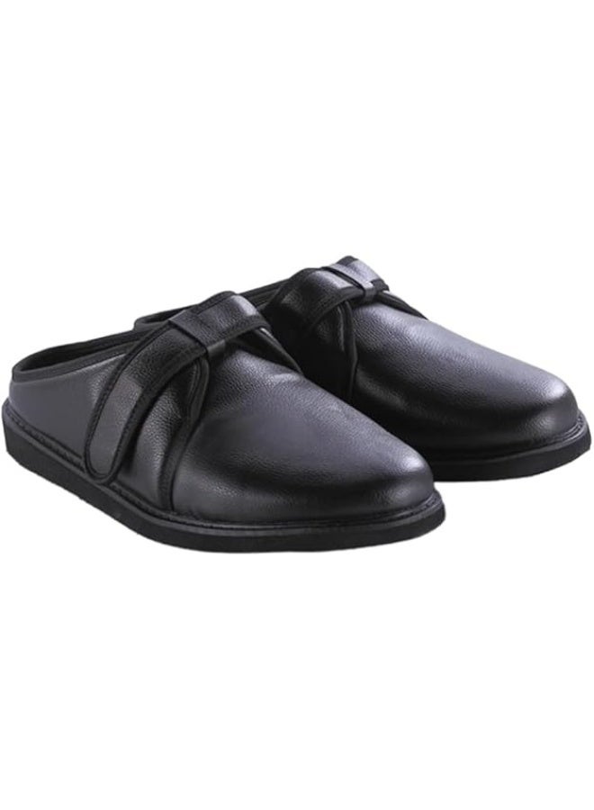Medical Comfort Diabetic Shoes for Sensitive Feet, Soft Lightweight Slip-On Indoor Footwear for Daily Walking – Size 41 Black - Image 3