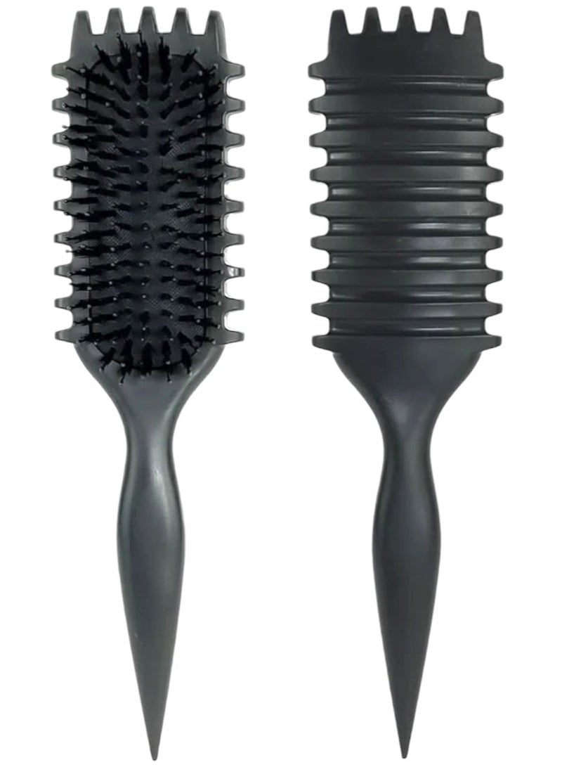Alice Curly Hair Brush Black – Effortless Detangling & Styling for Curly, Wet & Dry Hair with Lightweight Design - Image 3