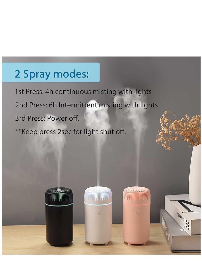 Excefore - Car Diffuser Humidifier Aromatherapy Essential Oil Diffuser USB Cool Mist Mini Portable Diffuser for Car Home Office Bedroom - Image 1