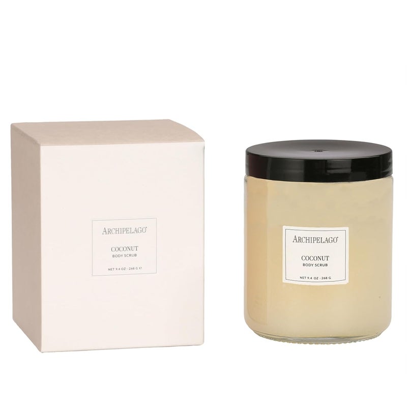 Archipelago Botanicals سكر جسم جوز الهند من أرخبيل النباتات جوز الهند الماليزي مع لمحات من الحمضيات تقشير وتجديد 94 أونصة - Image 1