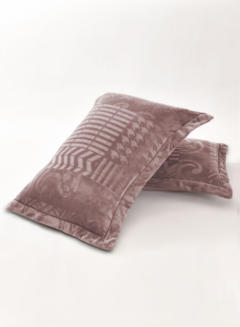 Master Home Textile Velvet Comforter Sets, 7 Pcs King Size, Fits 200 x 200 cm Double Size Bed, With Removable Filling, Soft, Warm - Image 3