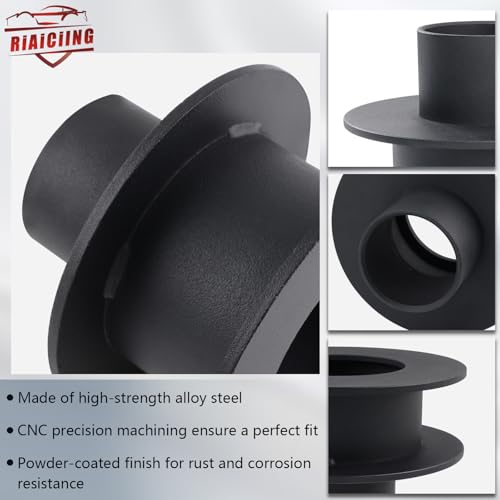 RiAiCiING 2.5" Front Leveling Kit Compatible with 2005-2024 Ford F250 F350 Super Duty 4WD, 2.5 inch High-Strength Steel Coil Spring Lift Spacers with Shock Mount Extenders & Sound Isolator - Image 4