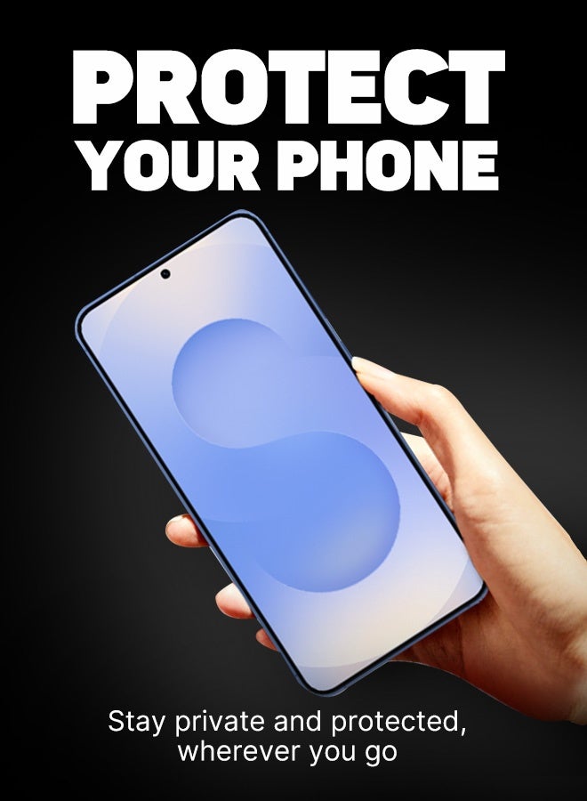 FITIT حماية شاشة زجاجية مقسّاة لهاتف سامسونج S25 بلس – فلتر خصوصية، حماية من السقوط، وضوح عالي – fitit - Image 5