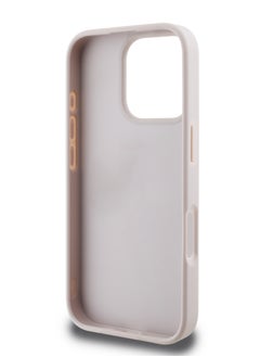 GUESS 4G PU With Bottom Stripe Classic Logo Case for iPhone 16 Pro - Pink  - Image 3