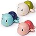 LiKee Bath Toys 3 Pack with 3 Colors Cute Swimming Turtles Wind Up Toys for Baby Toddlers 1 Years Old Floating Bath Pool Toys for Kids Age 135 Baby Shower Birthday Gift Boys Girls - Image 3