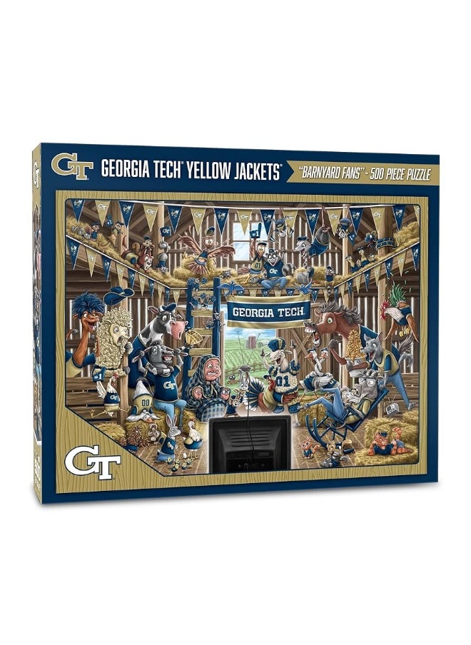 YouTheFan - YouTheFan NCAA Barnyard Fans 500pc Puzzle - Image 1