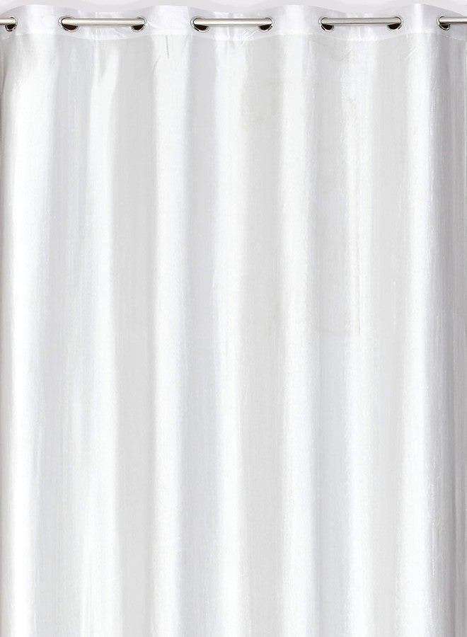 Yarnis Elegant Polyester Solid Plain Curtain for Home, Living Room, Bedroom Decor I Pack of 3 I (Baby Pink & White, Window_5 FT) - Image 4