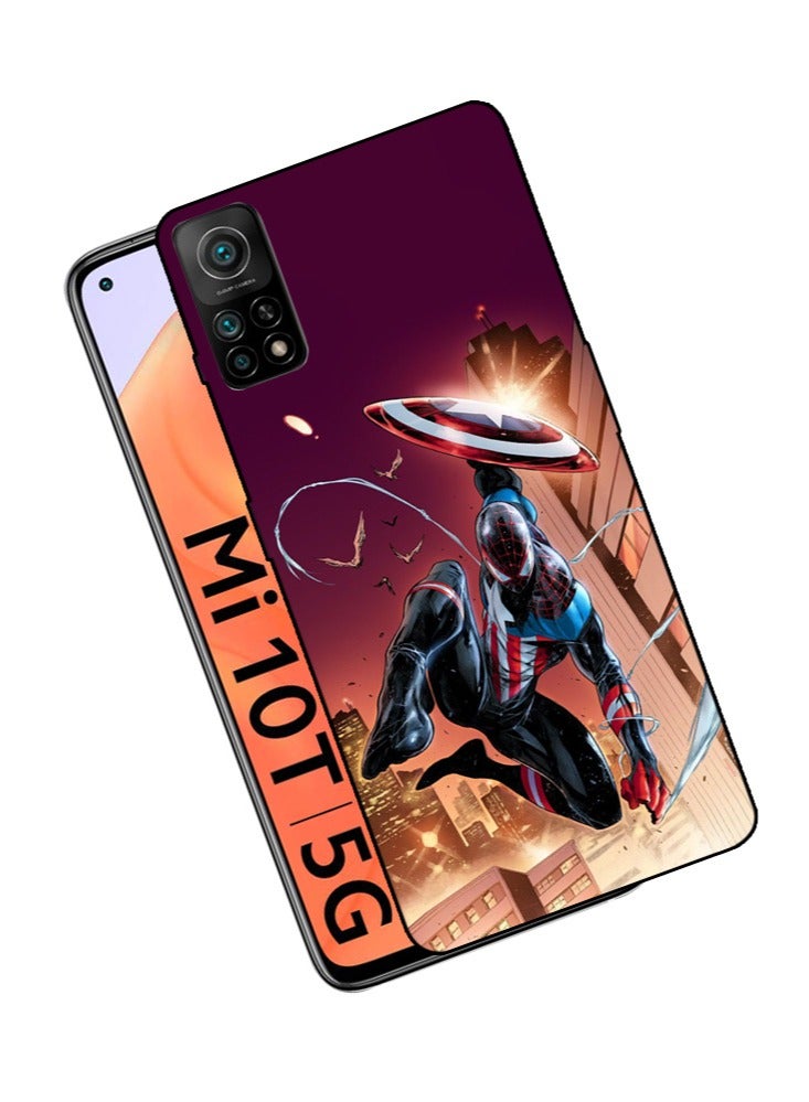 Service Zone Protective Printed Mobile Back Cover Spider Man Miles Morales For Xiaomi Mi 10T 5G - Image 3
