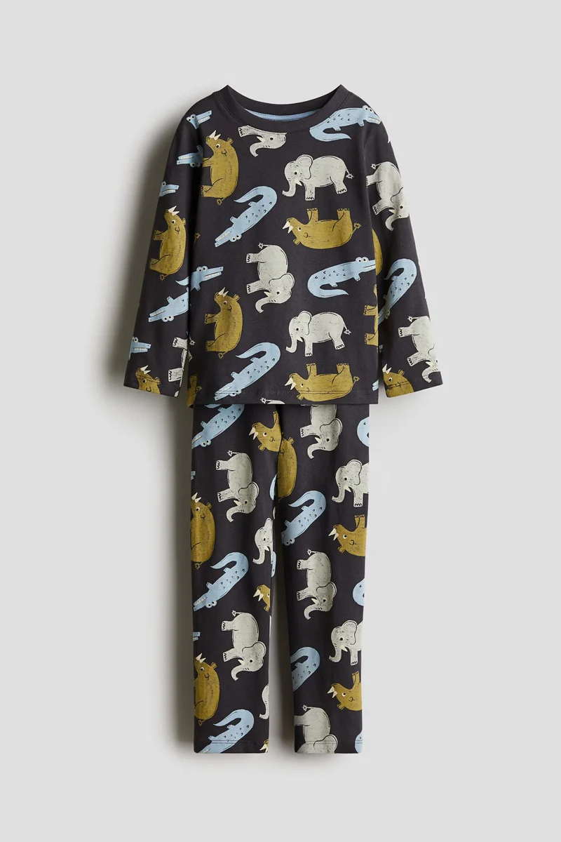 اتش اند ام Patterned jersey pyjamas