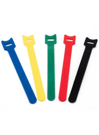 50pcs Reusable Self-Adhesive Cable Ties - Heavy Duty Nylon Hook & Loop Straps for Cord Organizer, Color Coding - pzsku/ZEB09E2DD76301A4A9DE7Z/45/1751189155/869e0528-3c70-49e4-9d86-336cbc8a8c88