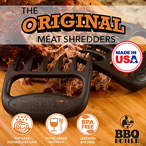 Bear Paws Meat Claws - The Original BBQ Meat Shredder Claws for Pulled Pork, USA Made - Easily Lift, Shred, Pull and Serve Pork, Chicken, Brisket and Turkey - Valentine’s Day Gifts for Men (Teal) - Image 2