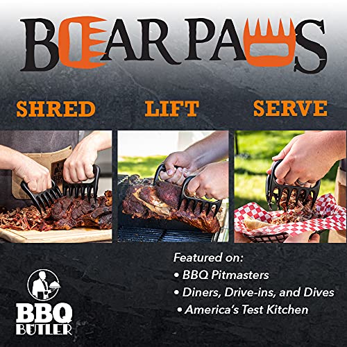 Bear Paws Meat Claws - The Original BBQ Meat Shredder Claws for Pulled Pork, USA Made - Easily Lift, Shred, Pull and Serve Pork, Chicken, Brisket and Turkey - Valentine’s Day Gifts for Men (Teal) - Image 4