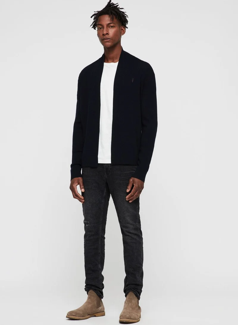 all saints Mode Merino Open Cardigan