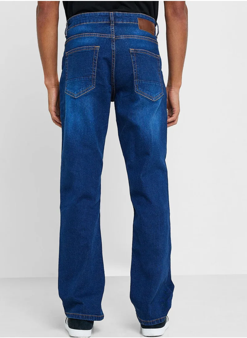 سفنتي فايف Mens Bootcut Jeans