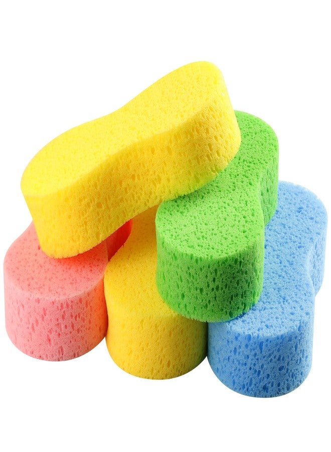 Temede 5-Pack Car Wash Sponges, 9.1" x 4.3" x 2.4" Large Sponges, Extra Thick Foam Kit for All-Purpose Cleaning, Ideal Washing Sponges for Kitchen, Bathroom, Household - Image 1