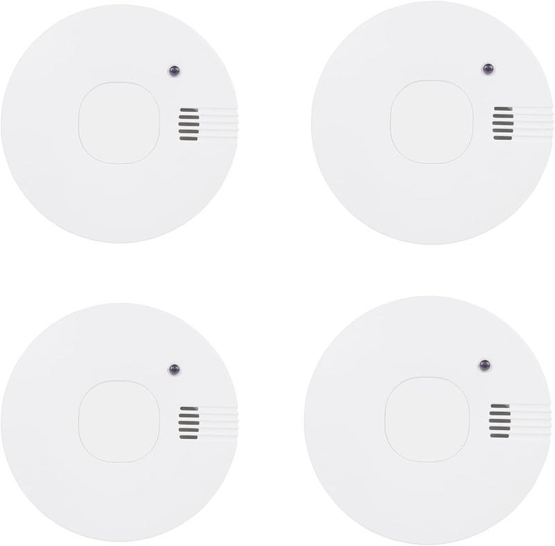 Smartwares طقم كاشفات دخان من سمارت ويرز عدد 4 - بطاريات قابلة للاستبدال لمدة 5 سنوات - كشف سريع وموثوق - 85 ديسيبل - FSM-11754 - Image 1