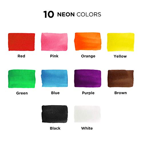 Chalkola 10 Fine Tip Liquid Chalk Markers for Blackboard, Chalkboard Signs, Window, Labels, Bistro, Glass, Car (10 Pack 3mm) - Wet Wipe Erasable Ink Chalkboard Markers, 3mm Reversible Tip Chalk Pens - Image 2