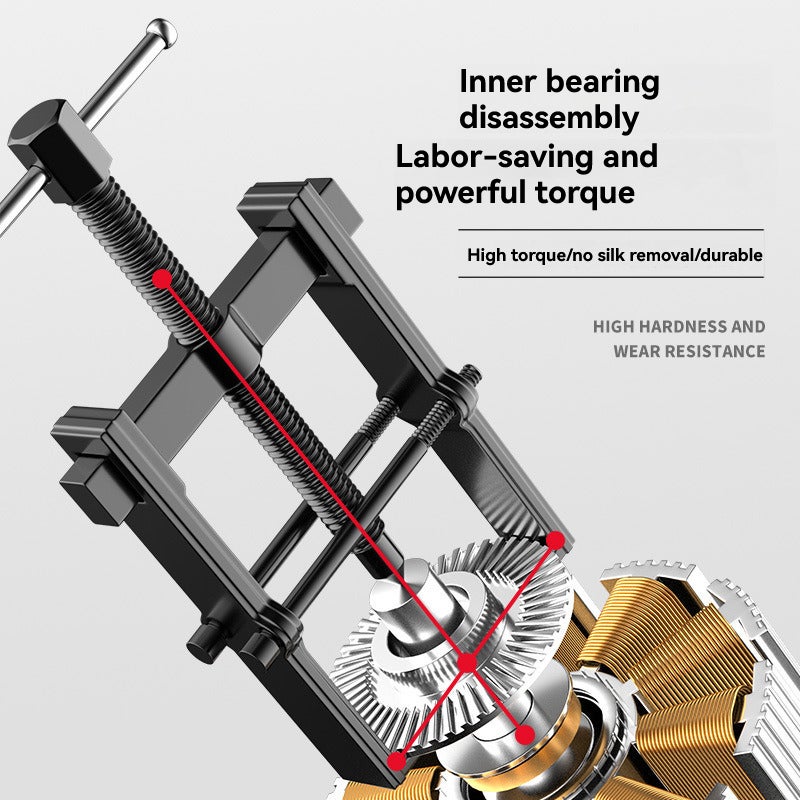 Double-claw disassembly tool, two-claw puller disassembly tool, bearing unloader, multi-functional small universal disassembly and grab in the puller - Image 5