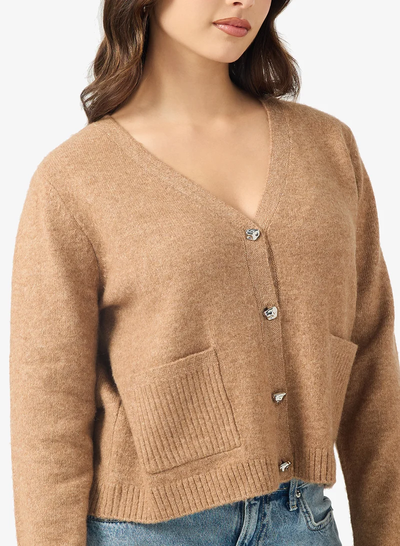 ONLY  Onlrene Life Buttoned Long Sleeve Cardigan for Women | Best Price UAE