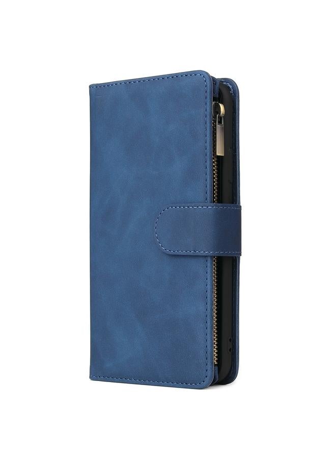 Zaboon Case For iPhone 11 Pro Max Multifunctional Retro Frosted Horizontal Flip Leather Case with Card Slot & Holder & Zipper Wallet & Photo Frame & Lanyard - Image 2