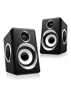 Kisonli Discover immersive audio with the T-005 Compact Speaker Set. This set features quad-core woofer technology that delivers deep bass and crystal-clear sound. Perfect for laptops, desktops, and mobile devices, these speakers enhance your audio experience for music, videos, and gaming.  - Image 1