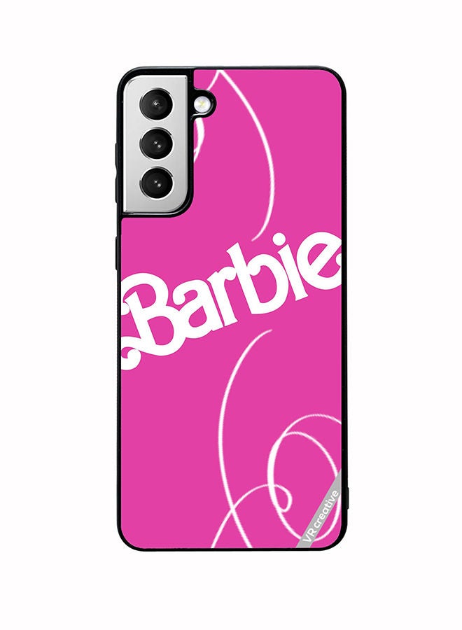 VR CREATIVE Protective Case Cover For Samsung Galaxy S22 Plus 5G Barbie Lines Design Multicolour - Image 1