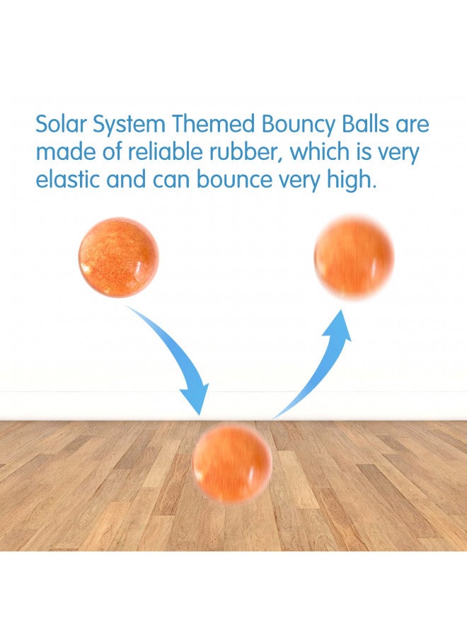 Panxxsen 24 Pieces Bouncy Balls,Planets Bounce Balls,High Bouncing Solar System Rubber Balls for Kids,Party Favors and Goodie Bag Fillers for Prizes,Birthdays Gift,32mm - Image 4