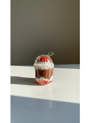 Devigo 1 Pinterest Glass with Lid and Straw | Cold Coffee and Presentation Glass | 430ml  - Image 4