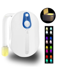 KASTWAVE Home Toilet Light, Motion Sensor Toilet Bowl Night Light, 16-Colour Changes Motion Sensor Toilet Seat Night Light, Internal Memory Light Detection, Motion Sensor Light Plug, Indoor Toilet Light Sensor  - Image 5