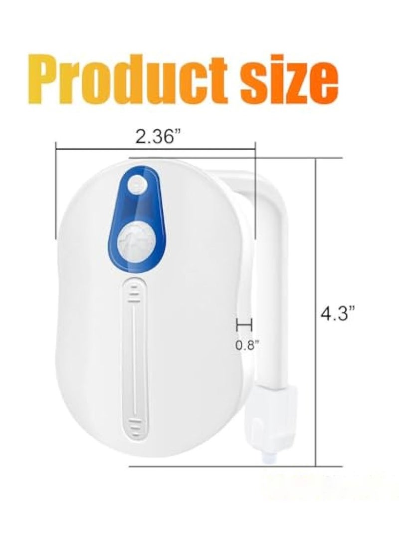 KASTWAVE - Home Toilet Light, Motion Sensor Toilet Bowl Night Light, 16-Colour Changes Motion Sensor Toilet Seat Night Light, Internal Memory Light Detection, Motion Sensor Light Plug, Indoor Toilet Light Sensor - Image 1