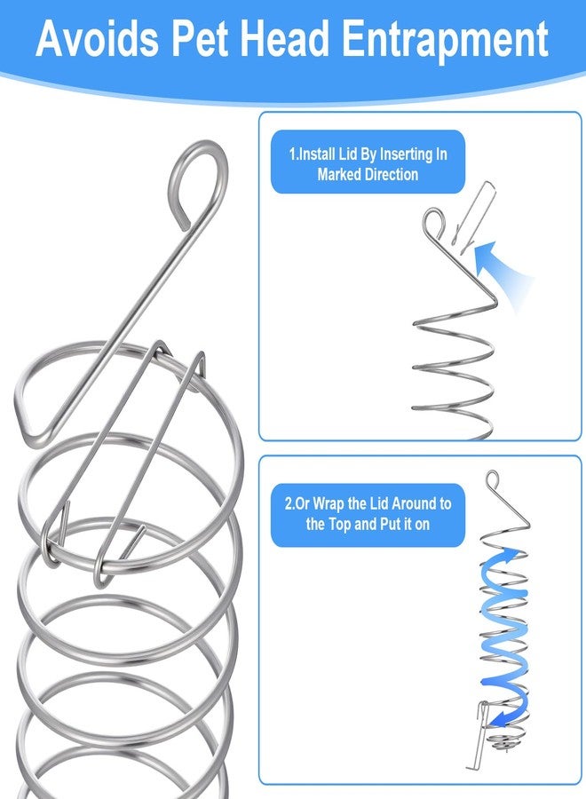 براساكو مجموعة ألعاب براساكو لإثراء حياة الفئران (قطعتان) - حامل فواكه وخضراوات معلق من الفولاذ المقاوم للصدأ - لعبة بحث عن الطعام مناسبة للهامستر والطيور والببغاوات - Image 5