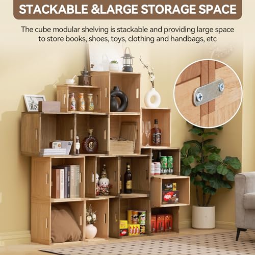 KIRIGEN Modular Open Storage Cube F26-DBR - Image 4